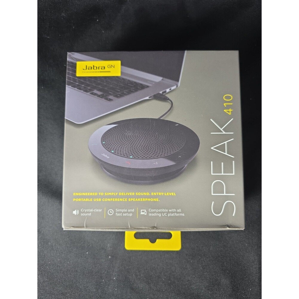 Jabra Speak 410 USB Conference Speakerphone PHS001U Phone Speaker Tested Working